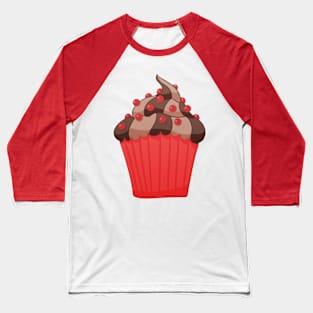 Chocolate Cupcake Baseball T-Shirt